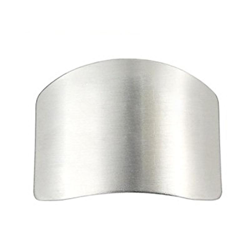 

Vegetable Cutting Finger Protector Stainless Steel Finger Guard Cutting Household Adjustable Double Thumb Guard Kitchen Gadget