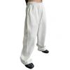 Men's 2025 European & American Style Wide-Leg Drawstring Sweatpants with Pockets