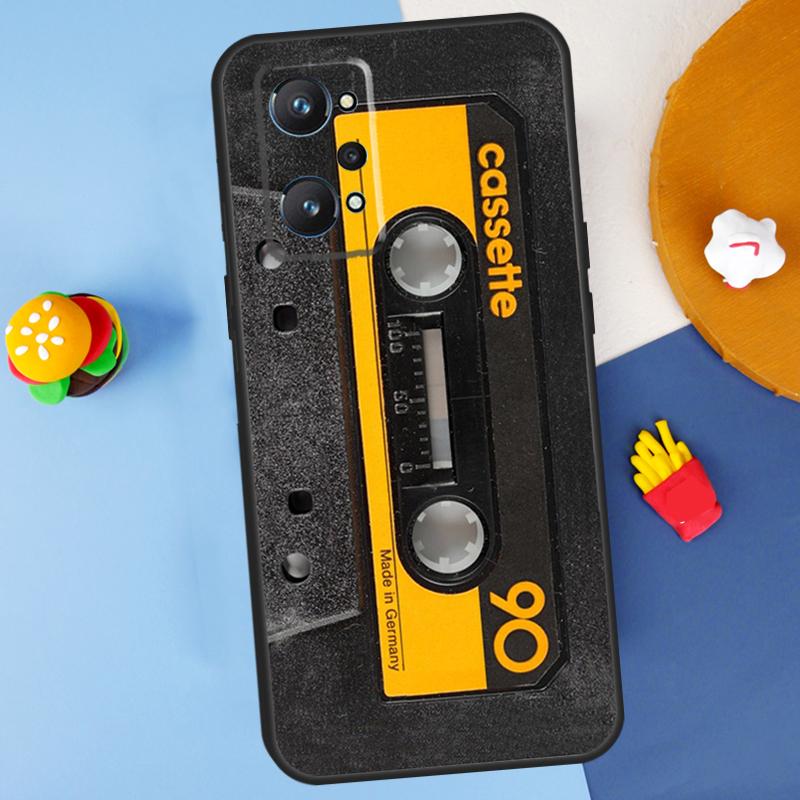 Cassette Tape For Realme GT7 Pro GT 6T 6 5 C67 C61 C55 C53 C51 C21Y C25S C75 10 11 12 13 14 Pro Plus Case