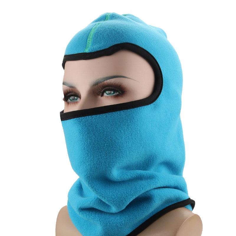 Winter outdoor men's and women's fleece thermal hood cap fleece cap motorcycle windproof riding thermal hood hat