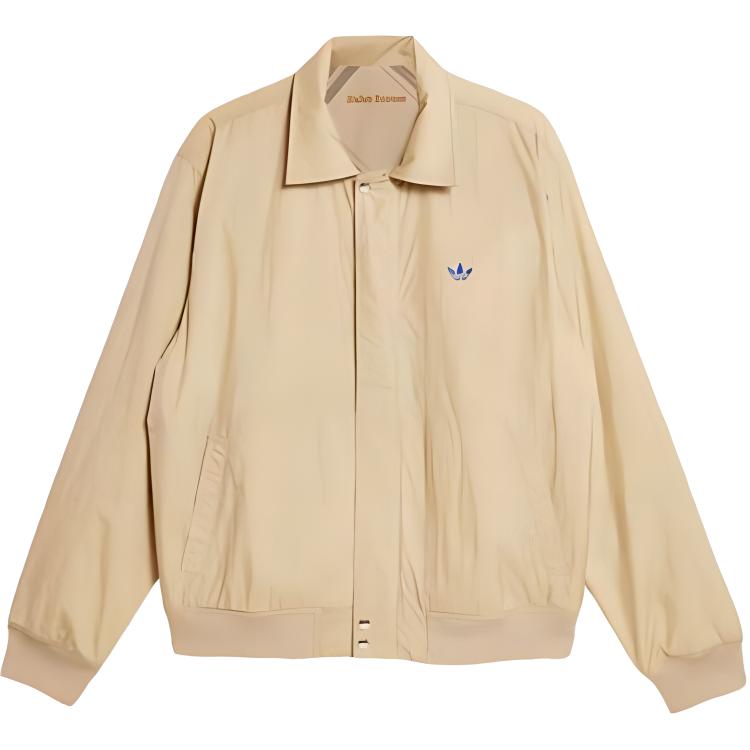 

adidas x Wales Bonner Двусторонняя куртка Harris Бежевая Мужская Верхняя одежда Коричневая IW3601 S