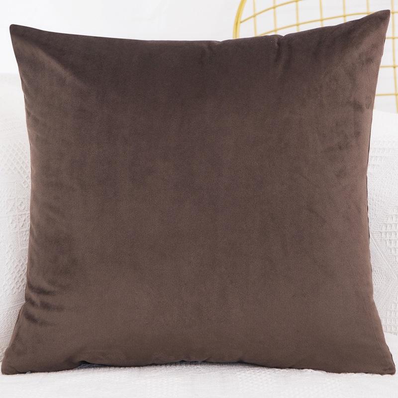 Plush Sofa Cushion Cover Modern And Simple Design Wholesale Velvet Pillowcase