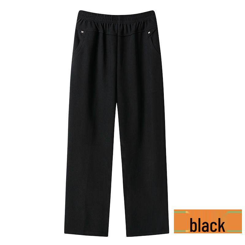 

Elastic Waist Plus Velvet Straight-Leg Pants for Mom XL (suggested for 40-50kg)