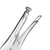 Locking Pliers 10in C45 Steel Curved Jaw Vice Grip Easy Adjusting Tool for Maintenance 11895