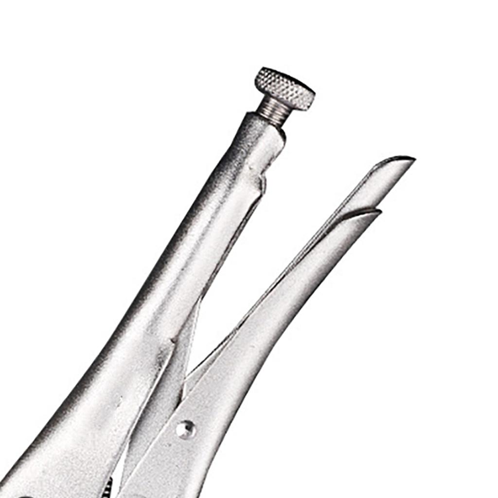 Locking Pliers 10in C45 Steel Curved Jaw Vice Grip Easy Adjusting Tool for Maintenance 11895