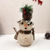 Toys Decoration Christmas Plush Snowman with Hat Gifts for Kids Favors House