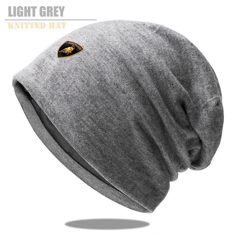 Verstellbare Auto-Logo Hochwertige Plüsch-Mützen Wintermütze Für Lamborghini Urus Huracan Aventador Premium Autozubehör