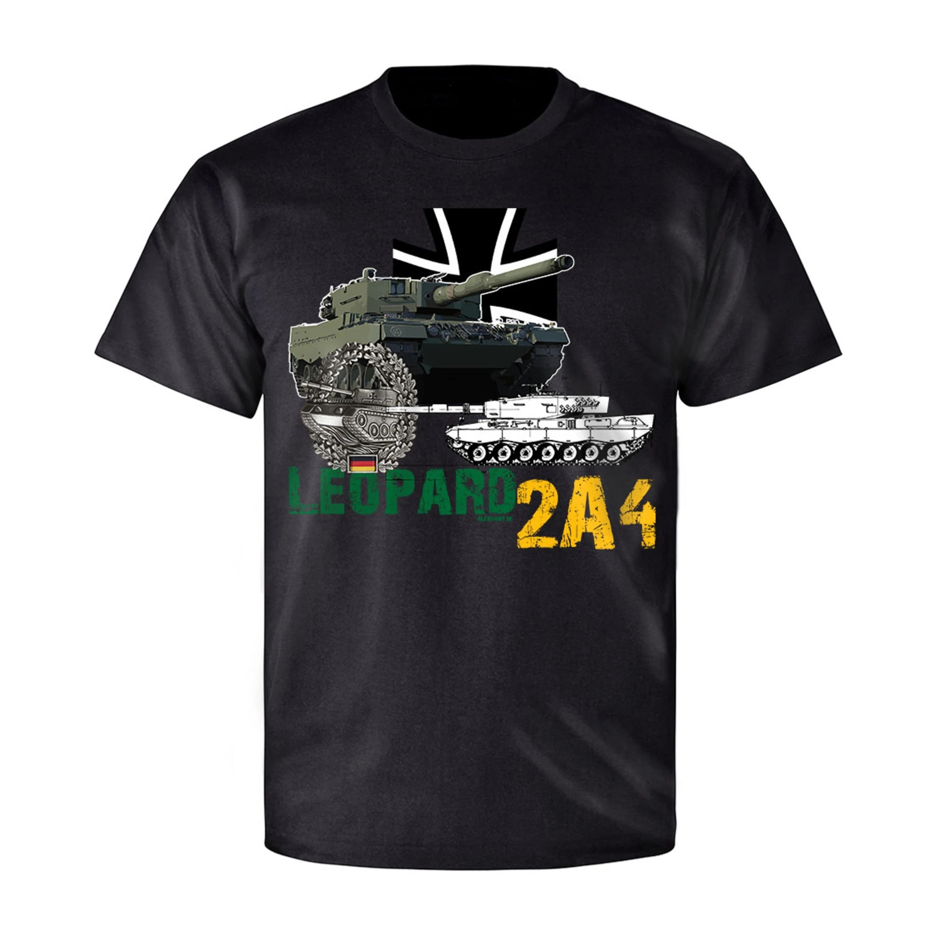 

Bundeswehr Eisenschwein Leopard 2A4 Panzer Leo Tank Veteran TShirt Summer Cotton Short Sleeve ONeck Mens T Shirt New S3XL 4XL