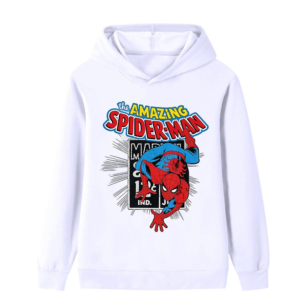 B1427 Multi-color Kids Boys Girls Printed Casual Long Sleeves Hoodie