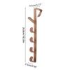 Over The Door Hook Plastics Heavy Duty Over Door Hanger Holder for Coat Robe Clothes Towel Hanging Bathroom Organizer