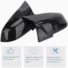 2x Carbon Fiber Look Side Mirror Cover Cap For BMW 1 2 3 4 Series X1 51162222543