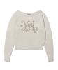 YOUHEE Youhee Off-Shoulder Knit Ivory