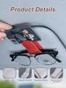 Car Sun Visor Glasses Clip, Magnetic Leather, One-Hand Operation, No-Damage Install, Fits All Vehicles, Eyeglass & Card Holder