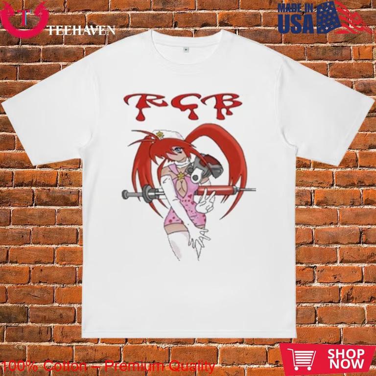 RGB Anime Girl T-Shirt Unisex T-Shirt XXXXL