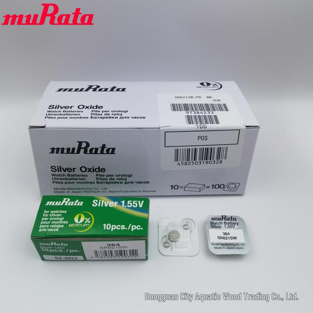 Murata 364/920/321/377/395/371 SR626SW Button Battery for Watches & Small Electronics