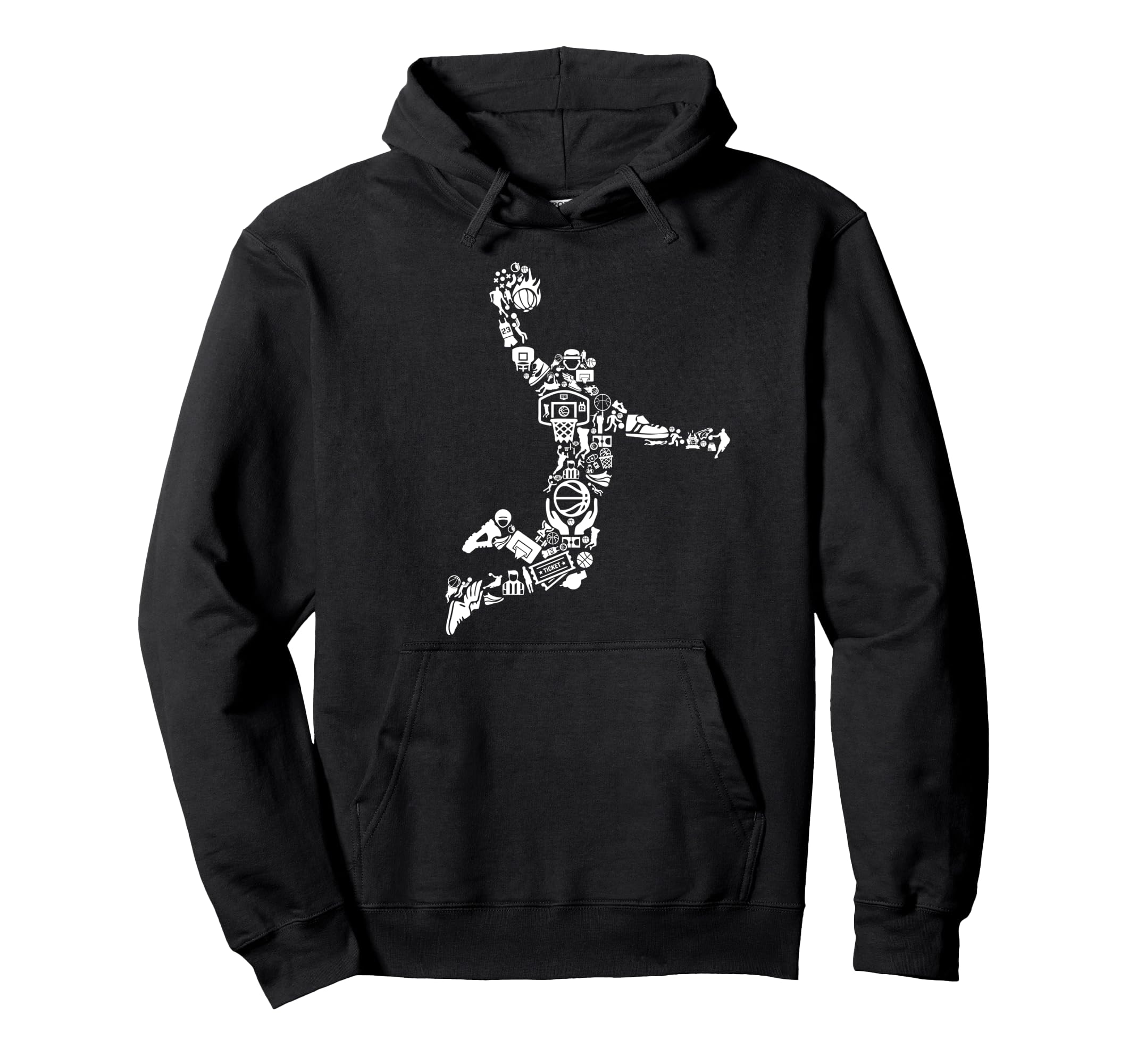 

The Legend Basketball Slam Dunk For The Basketball Lovers Hoodie чёрный