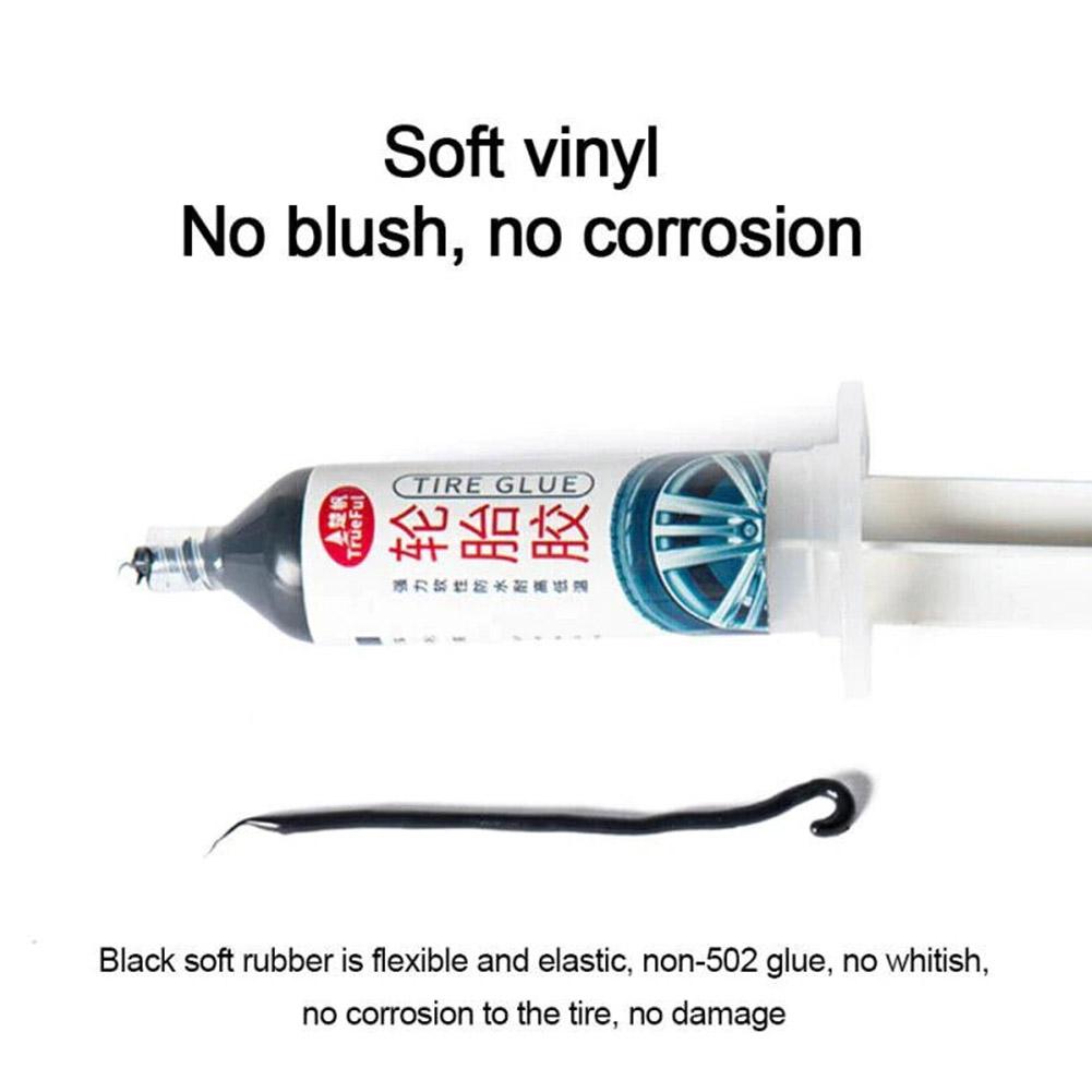 Zement Gummi Kaltflicken Werkzeug für die Garage Auto Auto Gummi Auto Kleber Wasserdicht Reifenreparatur Dichtmittel Kleber Auto Schnell Schwarz Reifendichtmittel E7C0