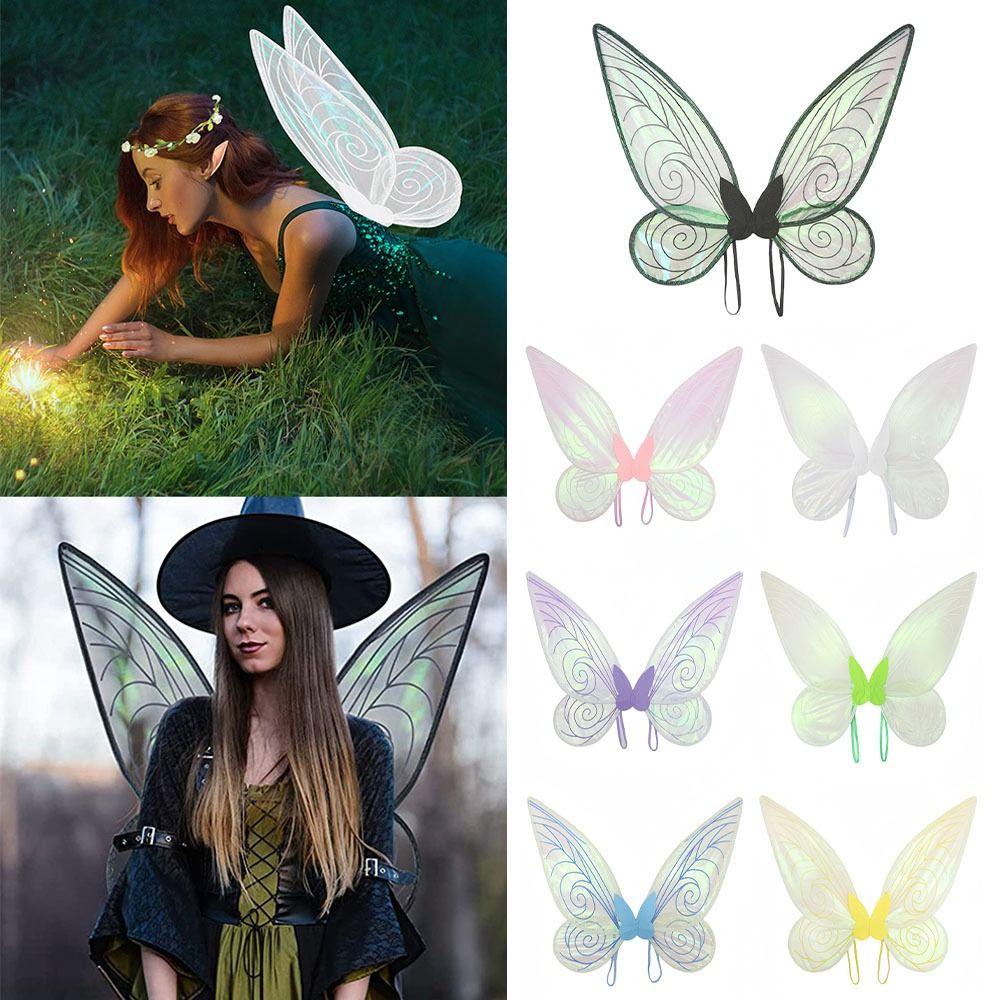 Sparkling Fairy Wings for Adults Kids Dress up Butterfly Costume Wings Cute Angel Wings for Girls