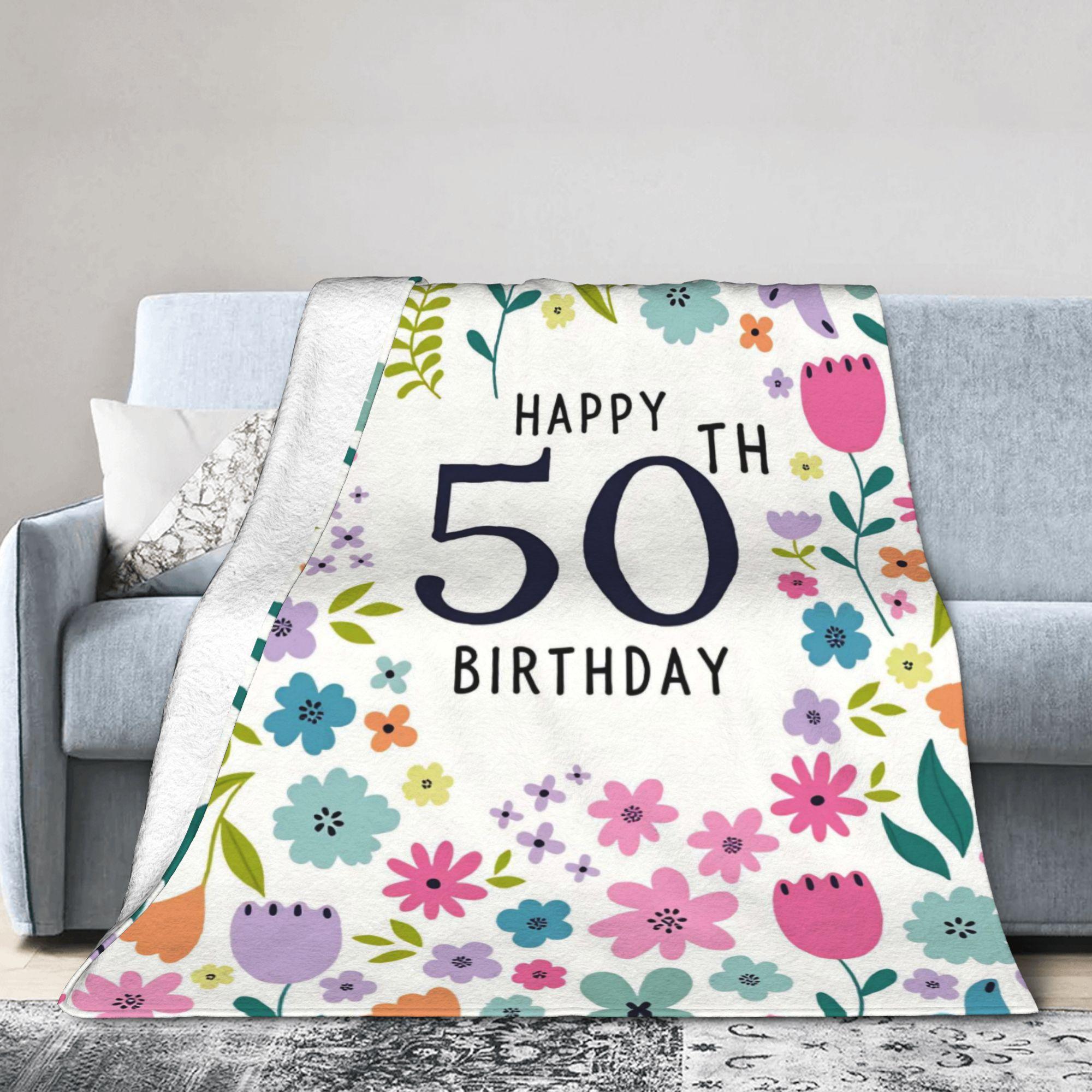 

Turning 60 Year Present For Man s 60th Birthday Blanket Adults Flannel Throw Blanket For Bedroom Warm Comfy Quality Bedspread 75x90cm