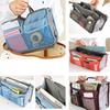 Large Capacity Layered Bag with Double Zipper Opening and Closing, Easy To Store Items Such As Tablets, Laptops,Files,Books, Etc