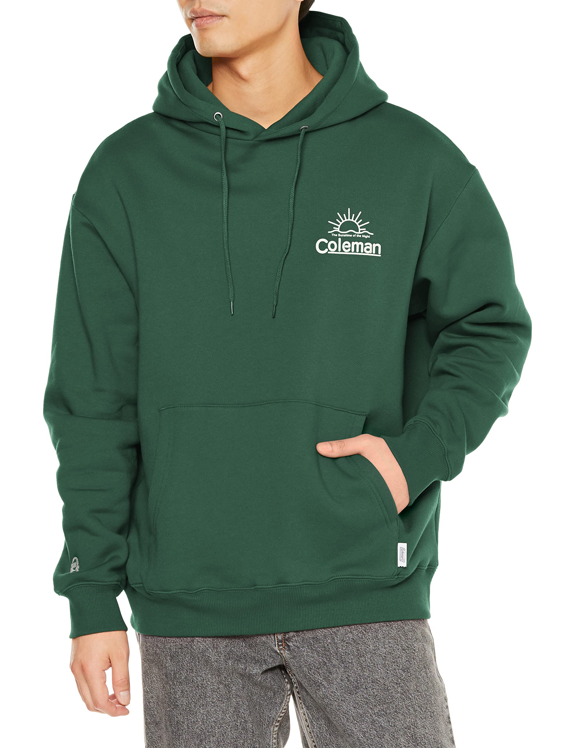 

Coleman Sunshine Logo Medium Fleece-Lined Hoodie, Green, зелёный
