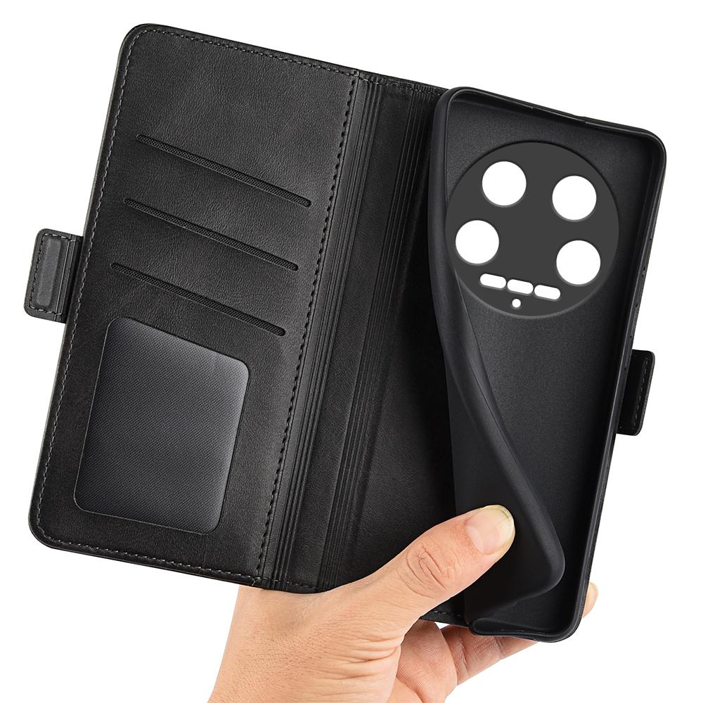 For Xiaomi 14 Ultra Phone Cover Magnetic Clasp Leather Phone Case with Wallet