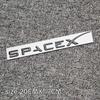 BFNWZ1 Applicable To Tesla TESLA MODER3 X S Y Car Logo, Rear Bumper Sticker, SPACEX Metal Car Sticker