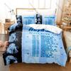 Freya Norse Goddess Pleiades Seven Sisters Cosmic Galaxy Golden Raven HD Print Bedding Set Duvet Cover 2 Pillowcases Witchy Room