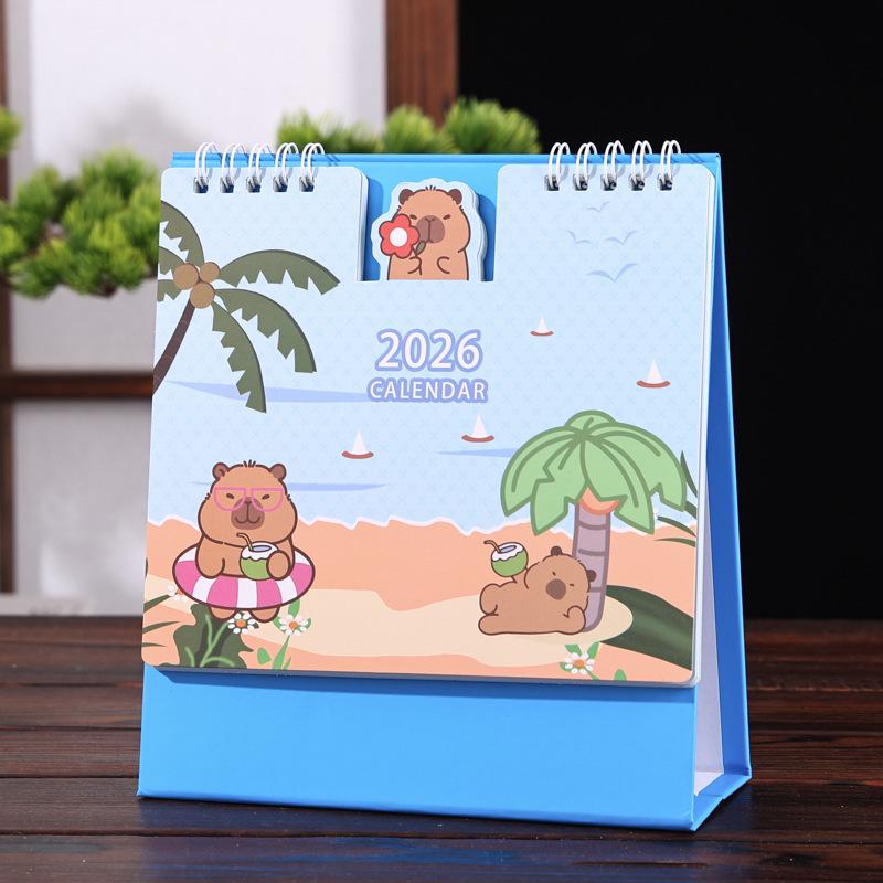 2026 Chinese Style Year of the Horse Red Desk Calendar – Creative Cut-out Design