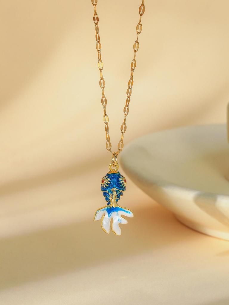 Boho rybí náhrdelník: Prázdninový styl, Lehký luxus klíční kosti, Doprava zdarma