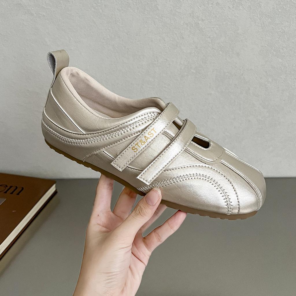 Fashion Versatile Flat-soled Single Shoes Women's 2025 New Summer Sports Soft-soled German Training Shoes Temperament Sports Casual Shoes