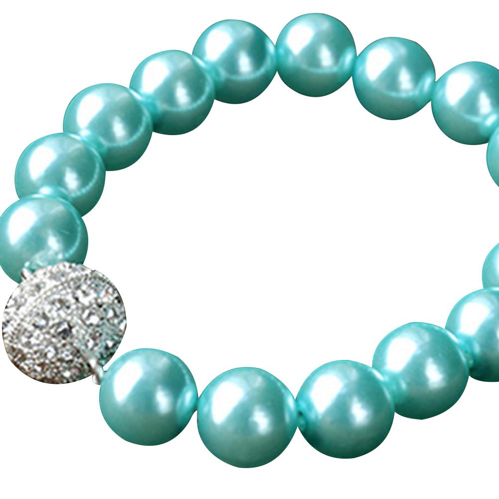 DYS Home Decor 1Pc Crystal Stone Bead Window Curtain Strap Buckle Holder Magnet Tieback