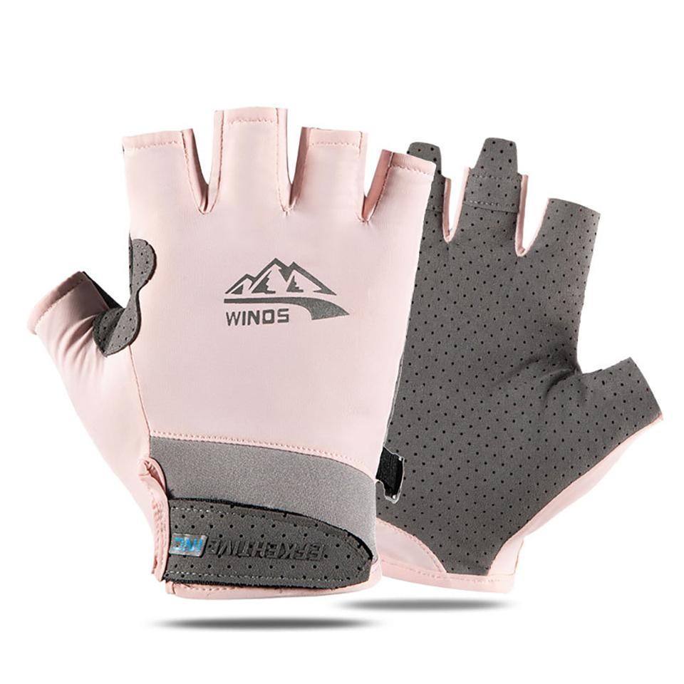 Summer Sun Protection Gloves Touchscreen Resistant Outdoors Mountaineering Hiking Fishing Biking Exposed Fingers Gloves