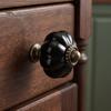 Asas de Cajón de Fácil Agarre Perilla de Cerámica Vintage Calabaza para Armario, Tiradores de Puerta de Cómoda Coloridos con Tornillo para Cocina, Armarios, Baño, Alacena,