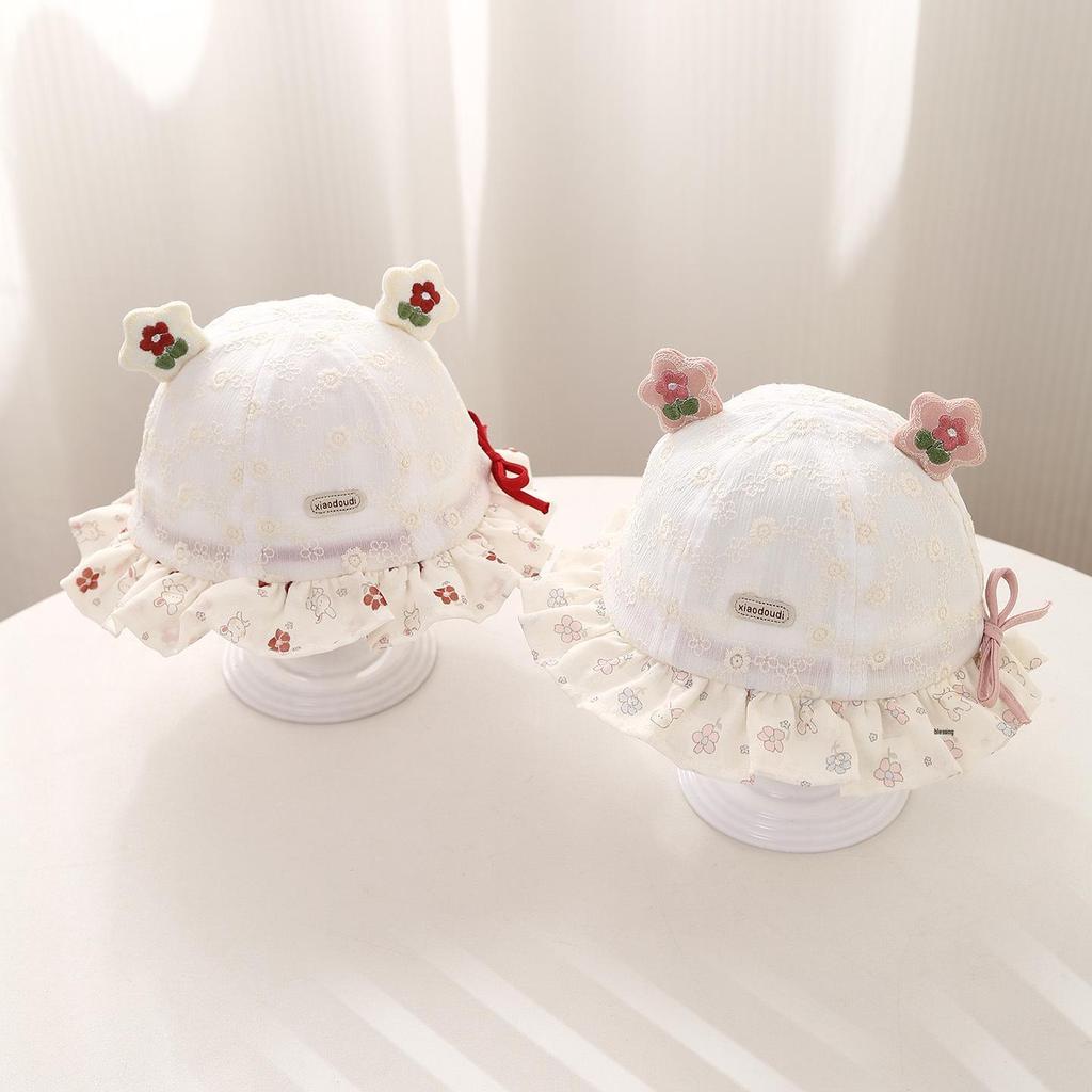 Infant Toddler Lace Sun Hat - Princess Style for Spring and Summer
