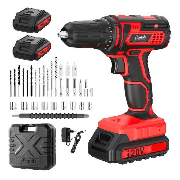 Visseuse - devisseuse Xtool Perceuse-visseuse à percussion sans fil 20 V CASALS CID2051BCA
