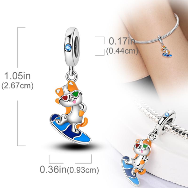 New Original Copper Charms Beads Pendants For Original Bracelet Necklaces Charm Women Diy Jewelry Gifts