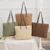 Yogodlns Summer Hot Straw Bag For Women Large Capacity Shoulder Bag Braided Woven Handbags Travel Seaside Beach Bag Basket Bolsa