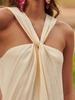 Halter Beach Long Dress Women Summer Sleeveless Backless Maxi Holiday Party Chic Lady Robe