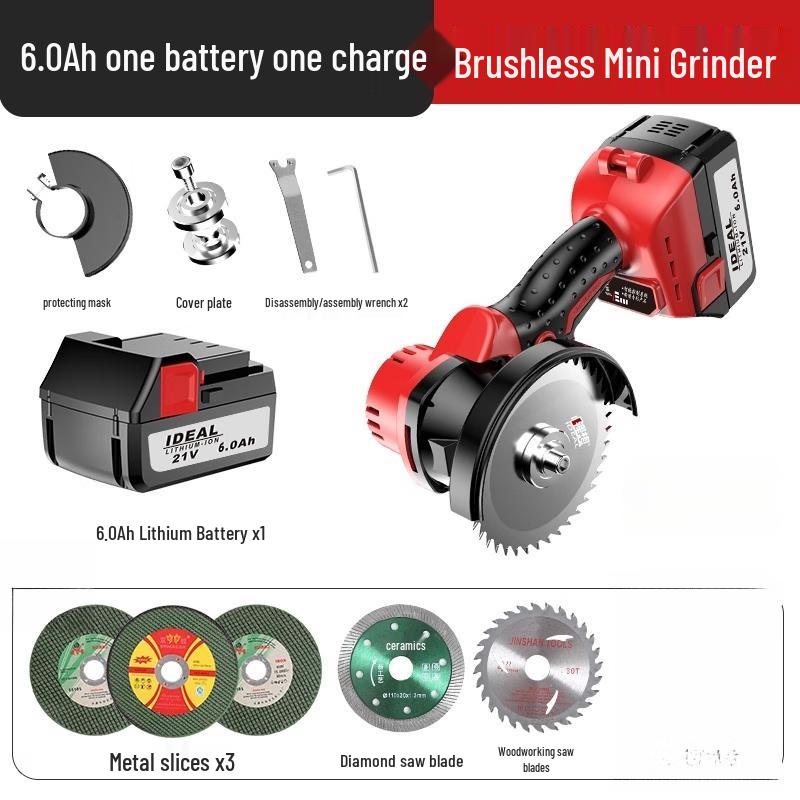 

Акумуляторна міні-циркулярна пила та кутова шліфмашина TURBOSUN, штекер CN (адаптер в комплекті)