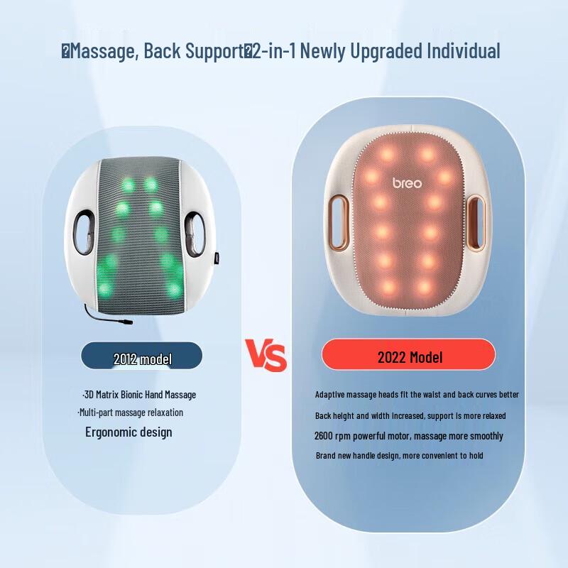 Breo Back3e Cordless Heated Waist Massager