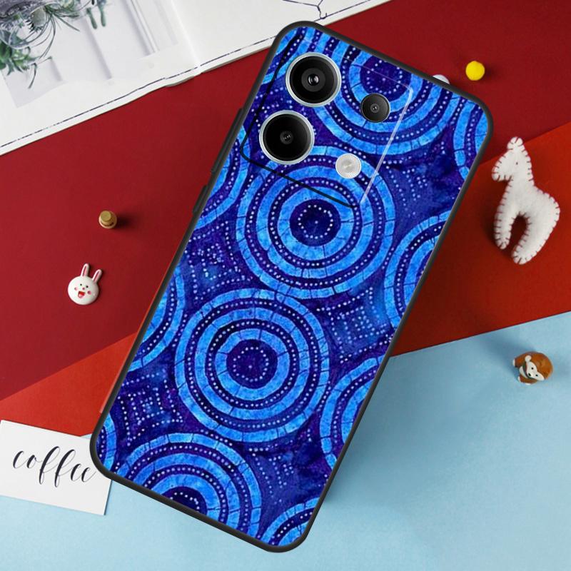 African Wax Pattern Fabric Case For Xiaomi Redmi Note 14 12 11 10 13 Pro 15 Pro Plus Redmi 15 14C 10C 12C 13C 15C Cover