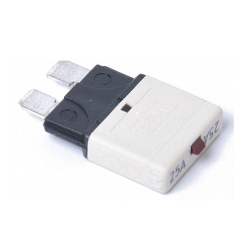 5-30A Circuit Breaker Blade Fuse 28V Resettable Reset Fuse Adapter for Car Truck Boat Marine Car Insert Protector Circuit Breaker 6