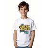 European Sizes Cute Great Aunt & Me Graphic Design T-Shirt - Casual Crew Neck Tee for Kids, Fun Cartoon Letters, Expressing Love for a Dear Aunt