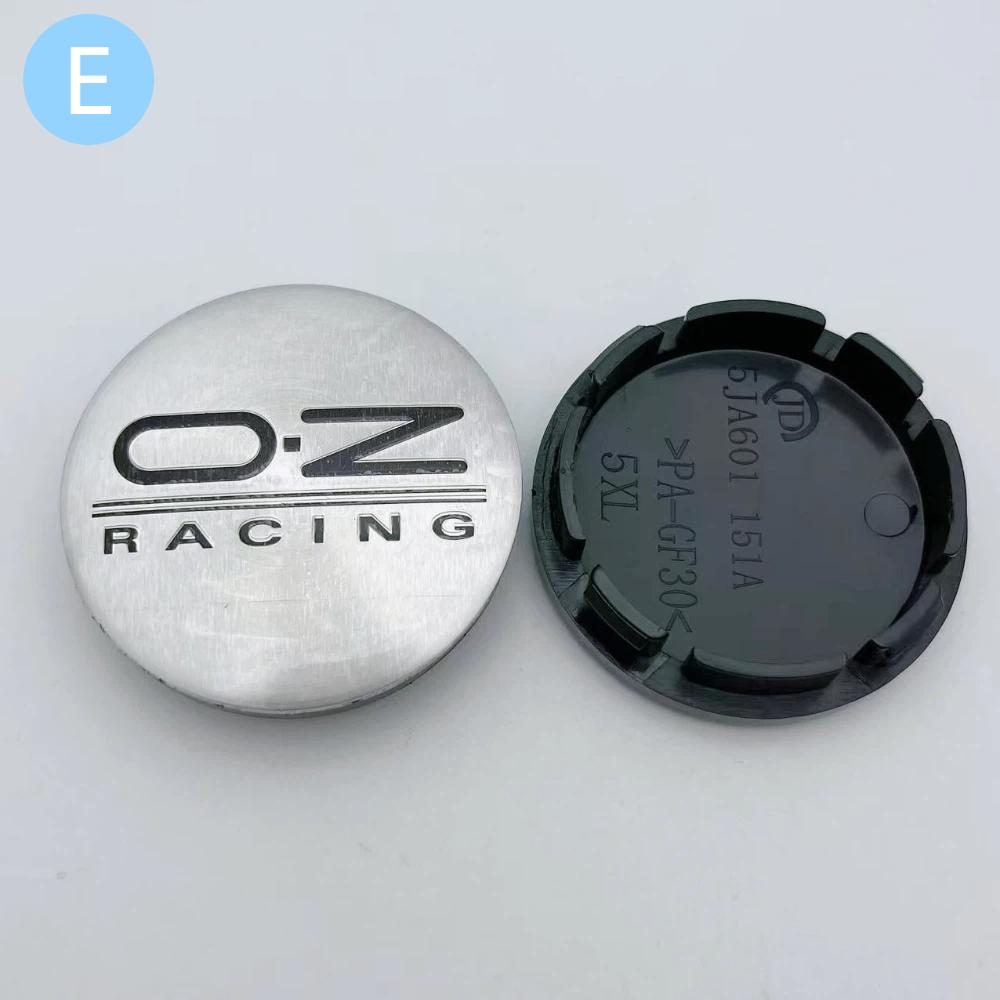 4pcs 56MM Car Wheel Center Caps With OZ O.Z Racing Logo Emblem Wheels Hubcaps Auto Hub Rim Cover Replace Car Accessories