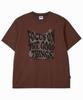 Nasttingijeubeleoldaenmi Geometry Lettering Tee_Brown