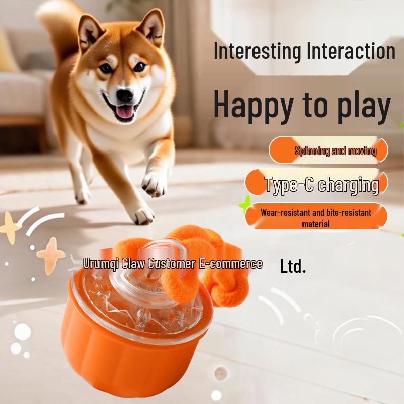 Pet Smart Electric Rolling Ball: Bite-Resistant Teething Toy for Dog Boredom Relief
