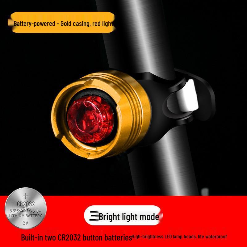 Rechargeable High-Brightness Bicycle Taillight and Headlight for Night Riding