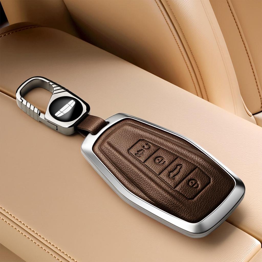 Key Covers for 2021 Geely Boyue PRO & 2020 Xingyue - Unisex Car Key Cases/Clasps
