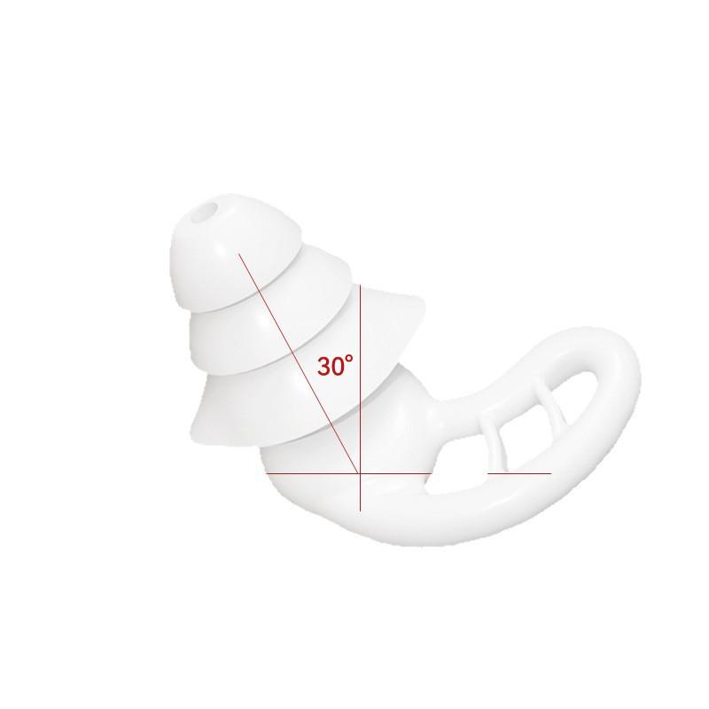 Silicone Noise-Canceling Earplugs for Sleeping and Studying, Portable In-Ear Design, Available for Quick Use.